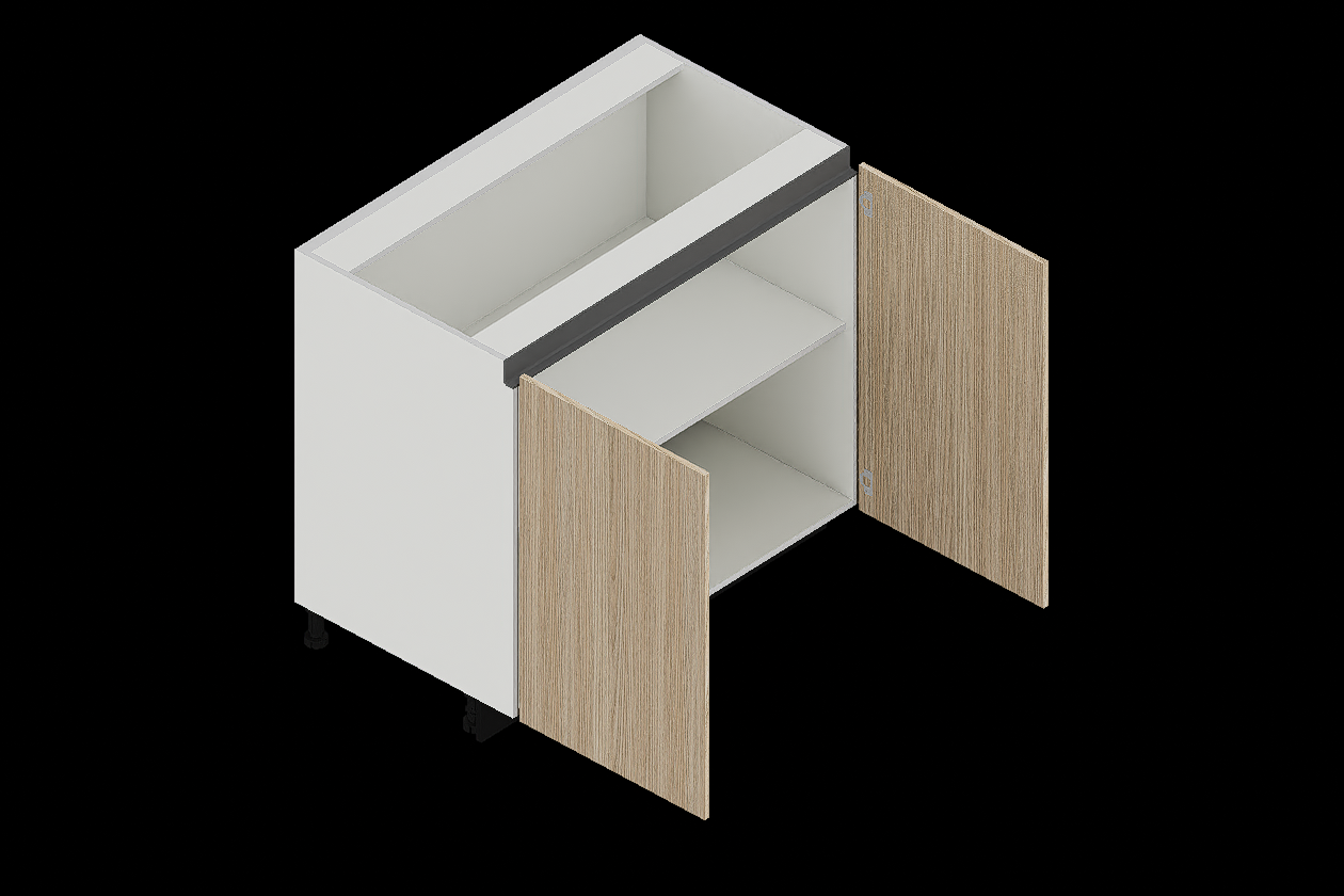 Gavetero tarja doble gola