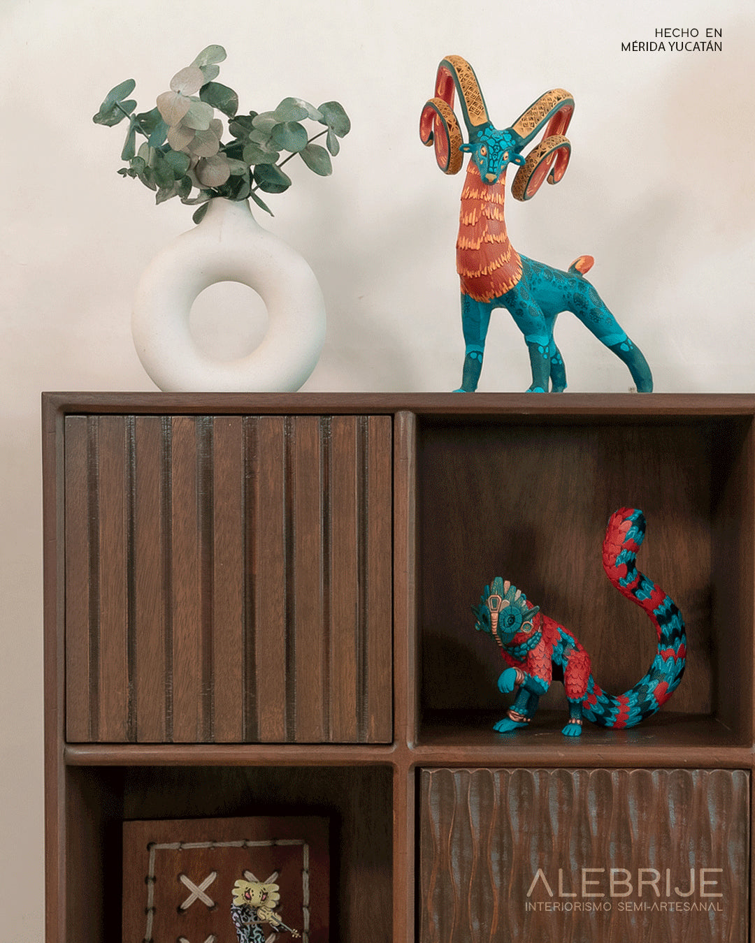 Alebrije interiorismo semi-artesanal